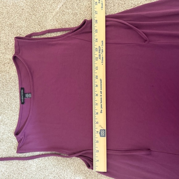Eileen Fisher Purple Jersey Tank Dress Size S Relaxed Fit‎ Stretch Sleeveless - Picture 7 of 9